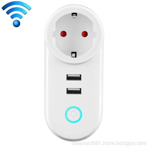 Google Home 2 USB EU Mini Wifi Plugs Europe Alexa Wall Socket